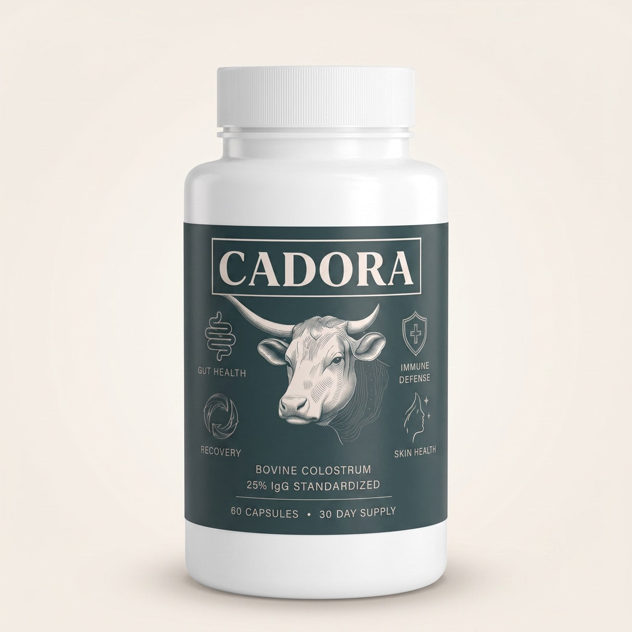 Cadora Baseline bovine colostrum bottle